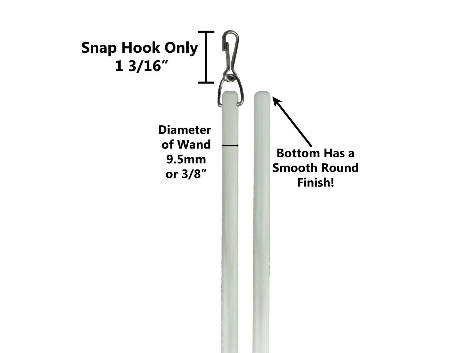 fiberglass curtain rod curtain pull